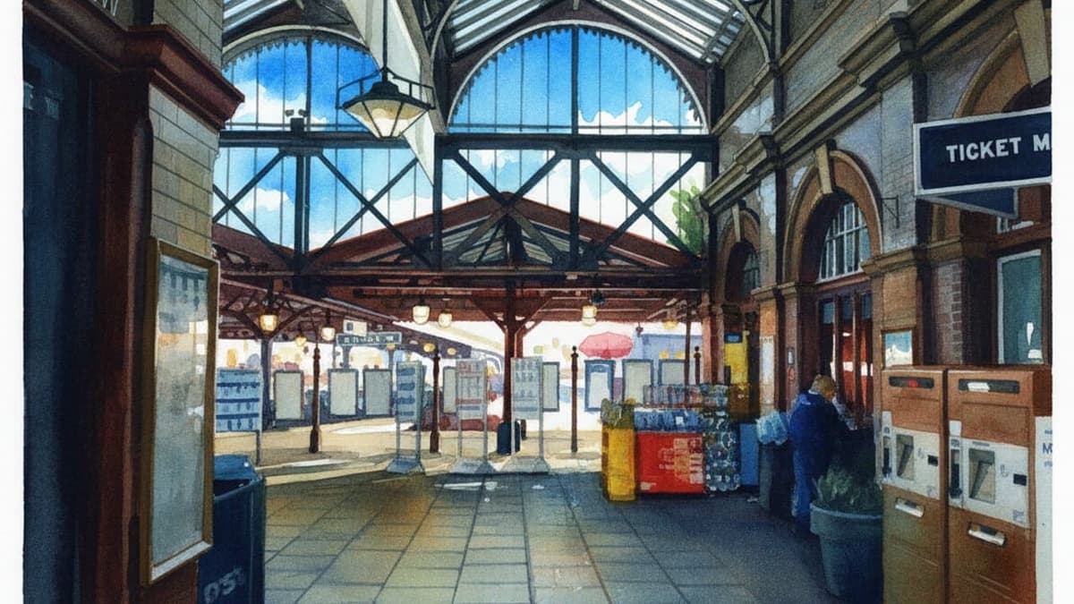 Birmingham Moor Street railway station in Midlands