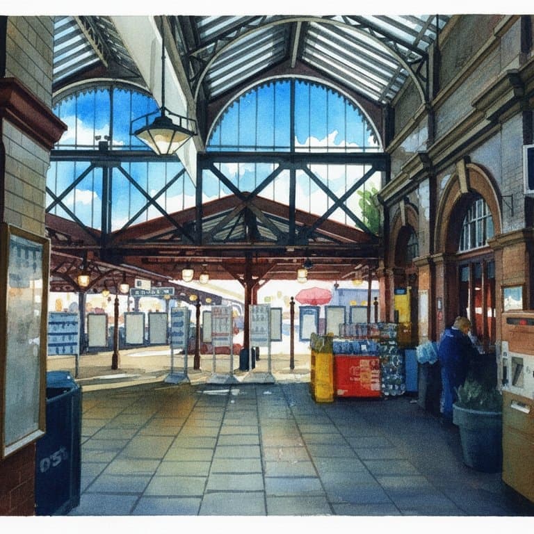 Birmingham Moor Street railway station in Midlands