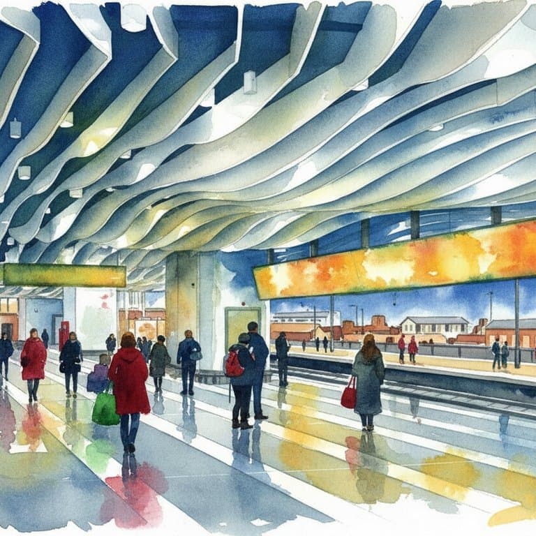 Birmingham New Street railway station in Midlands