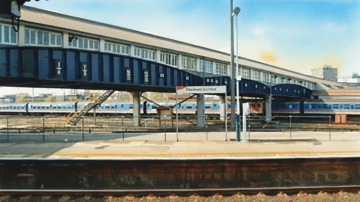 Clapham Junction railway station in London