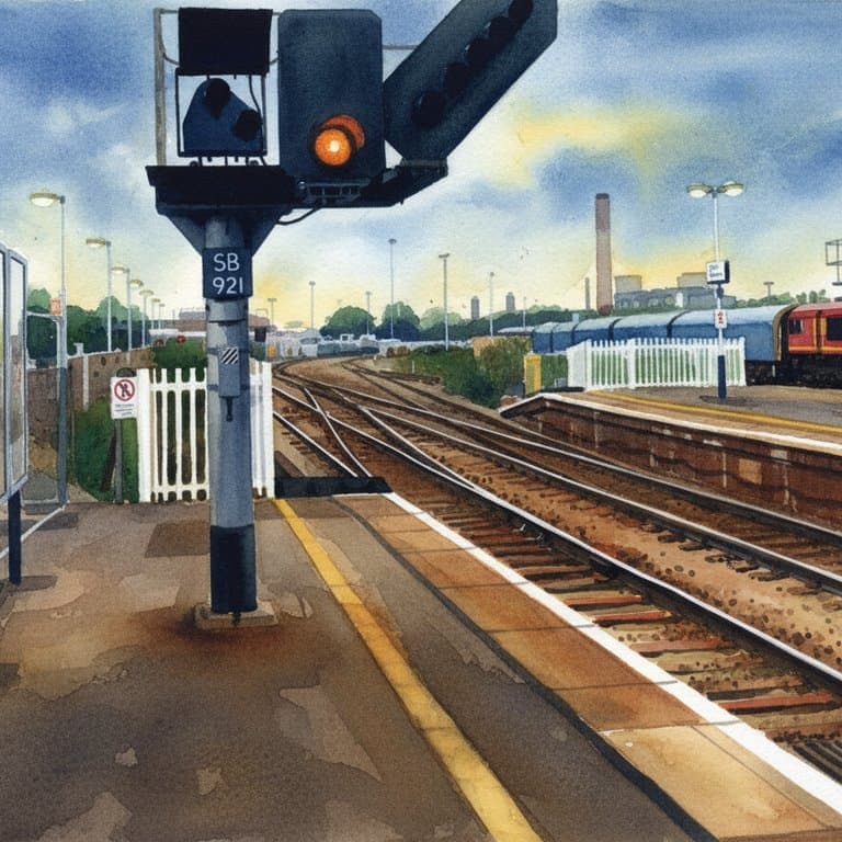 Didcot Parkway railway station in South England