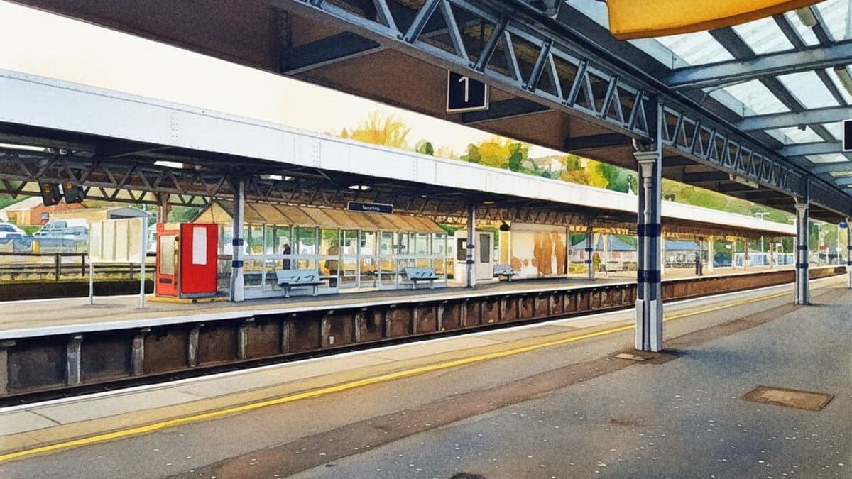Dover Priory railway station in South England