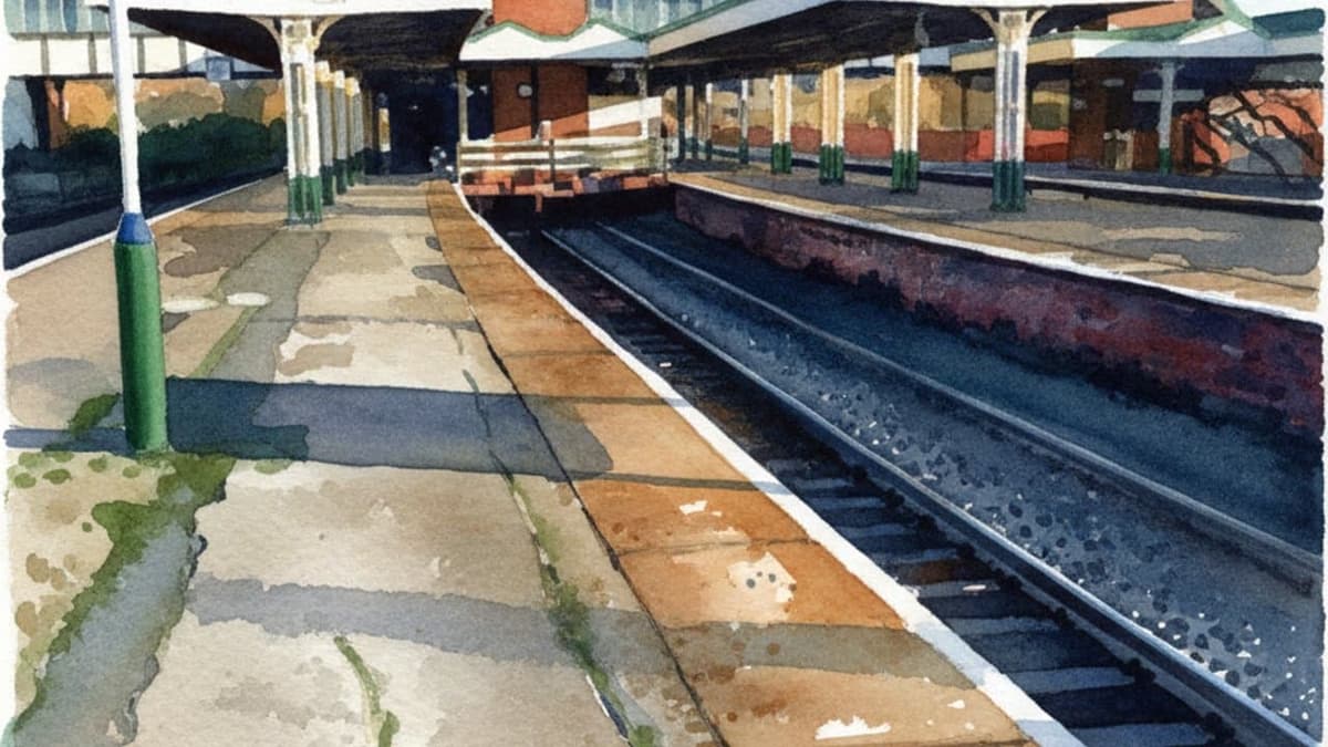 Llandudno railway station in Wales
