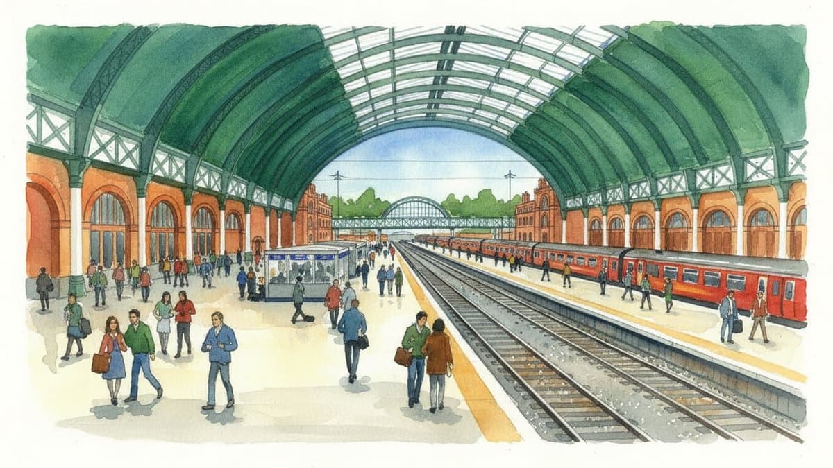 London Paddington railway station in London