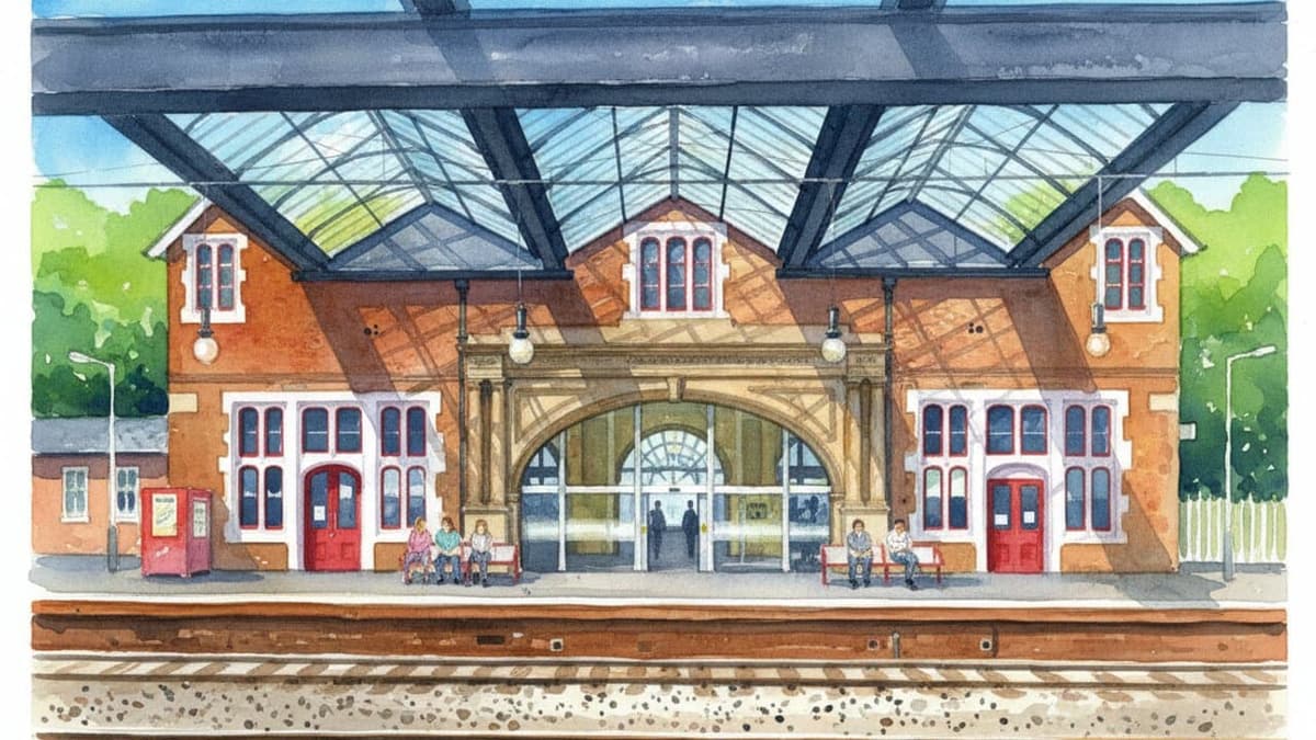 Stoke-on-Trent railway station in Midlands