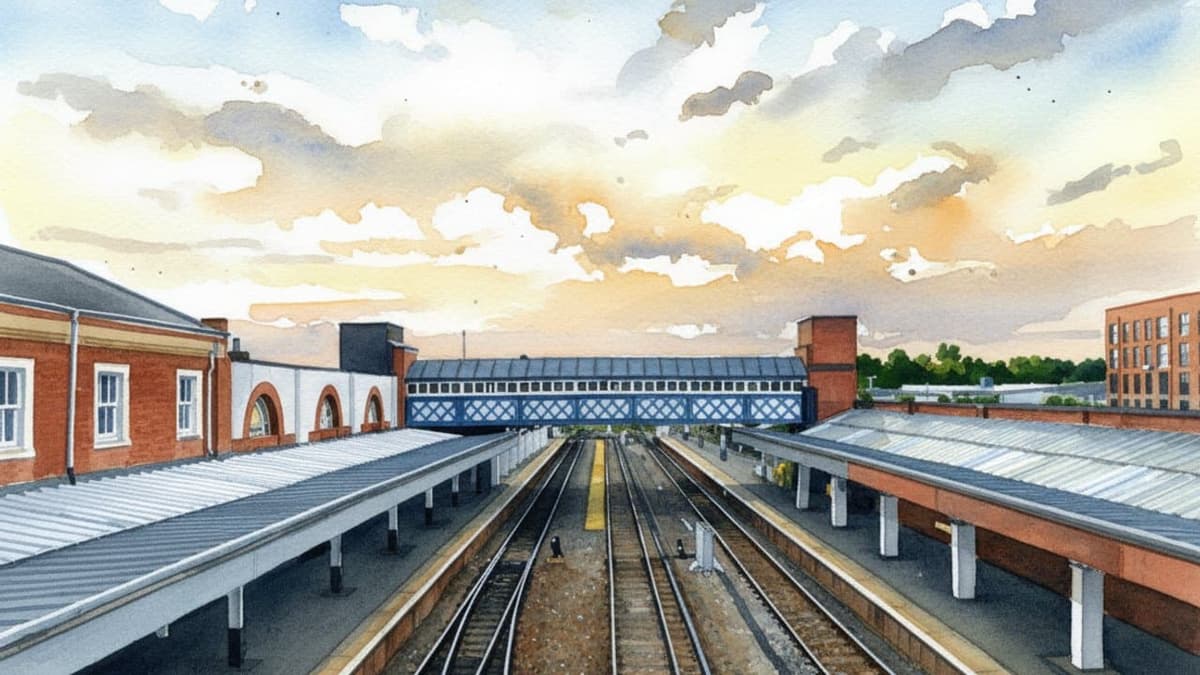 Worcester Shrub Hill railway station in Midlands