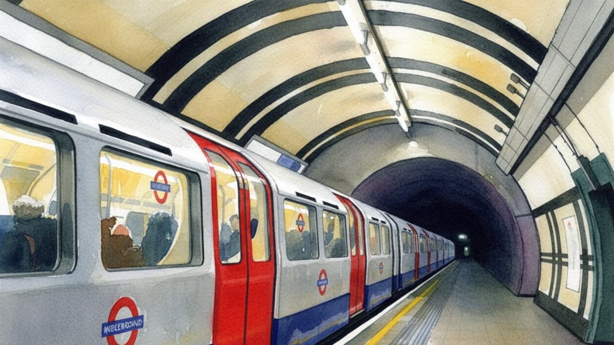 1972 Stock (Bakerloo) — Underground train operated by TfL / London Underground