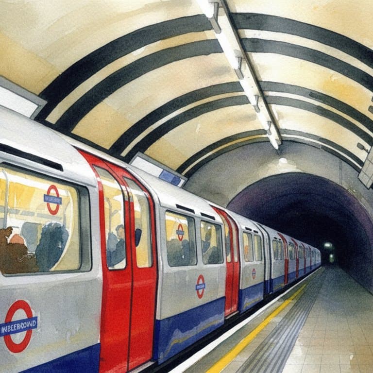 1972 Stock (Bakerloo) — Underground train operated by TfL / London Underground