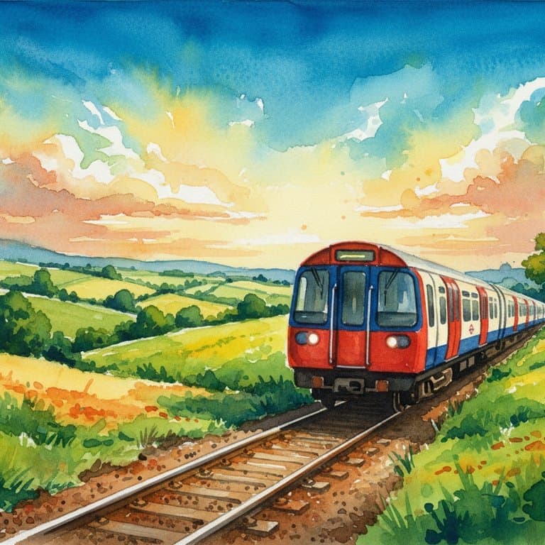 1973 Stock (Piccadilly) — Underground train operated by TfL / London Underground