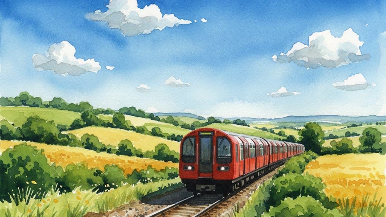 1992 Stock (Central) — Underground train operated by TfL / London Underground