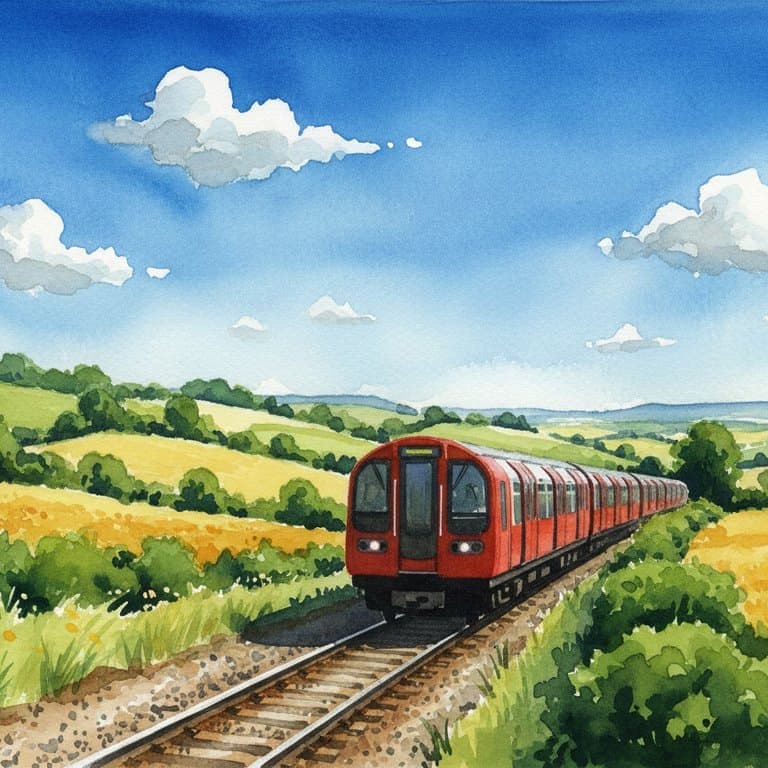 1992 Stock (Central) — Underground train operated by TfL / London Underground