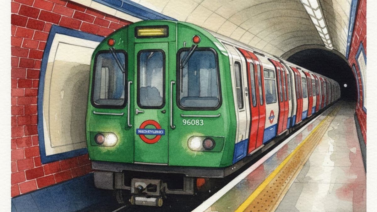1995 Stock (Northern) — Underground train operated by TfL / London Underground