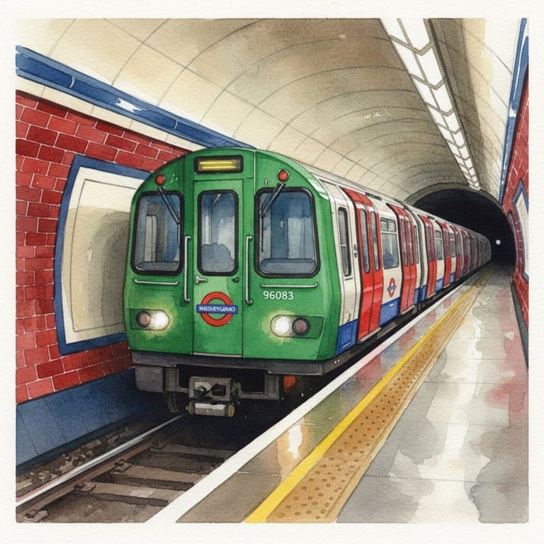 1995 Stock (Northern) — Underground train operated by TfL / London Underground