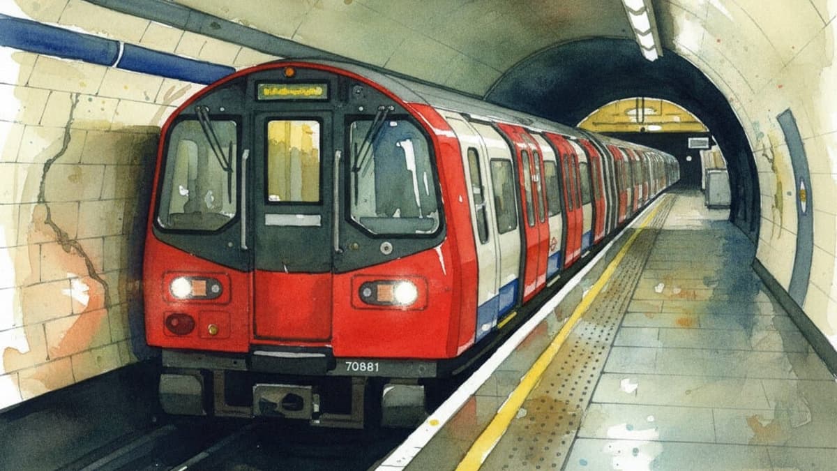 1996 Stock (Jubilee) — Underground train operated by TfL / London Underground