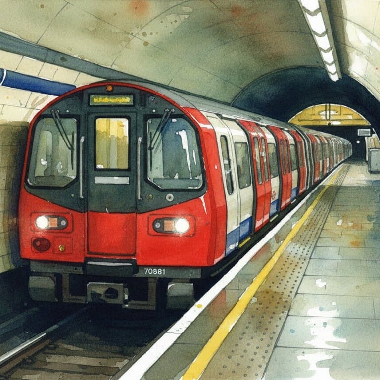 1996 Stock (Jubilee) — Underground train operated by TfL / London Underground