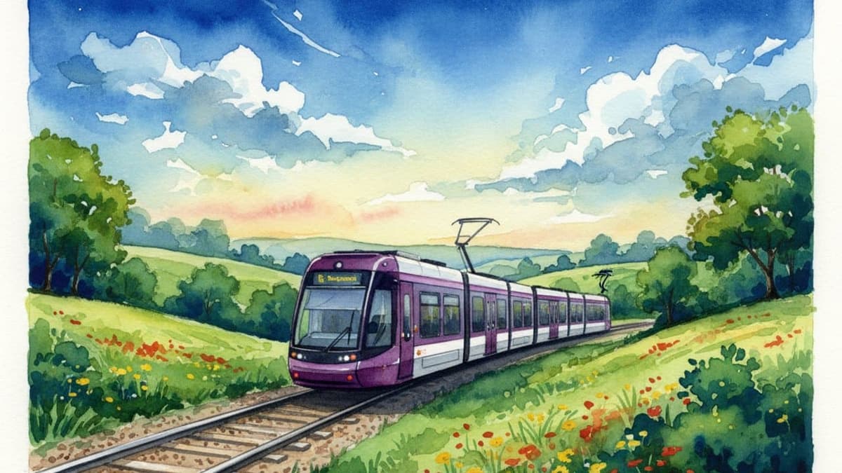 Blackpool Flexity 2 — Tram train operated by Blackpool Tramway