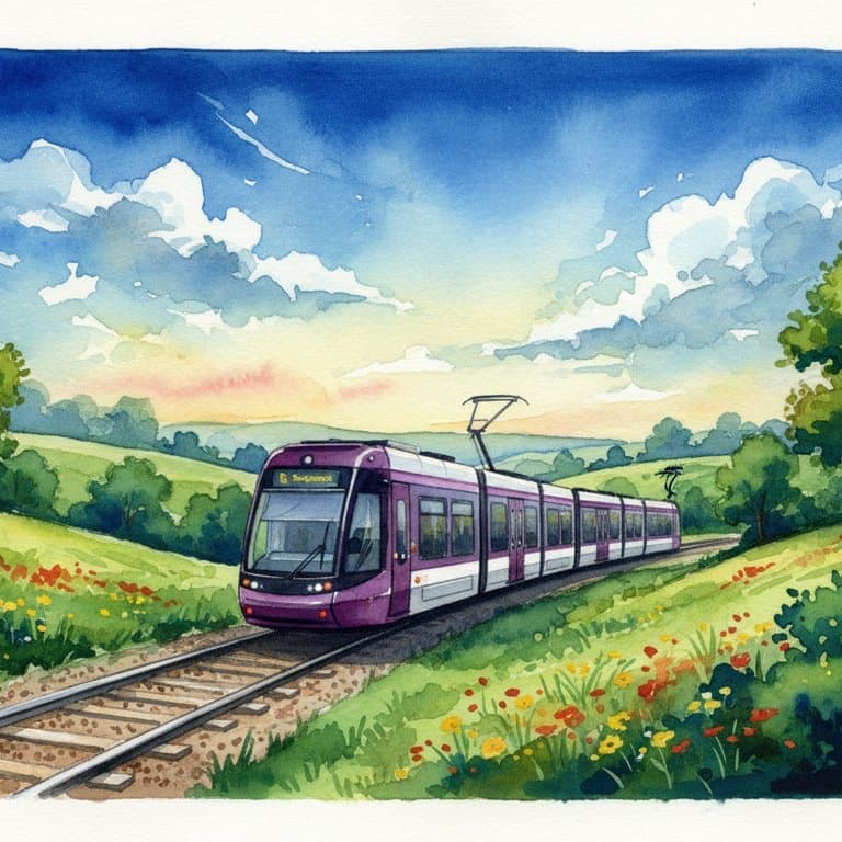 Blackpool Flexity 2 — Tram train operated by Blackpool Tramway