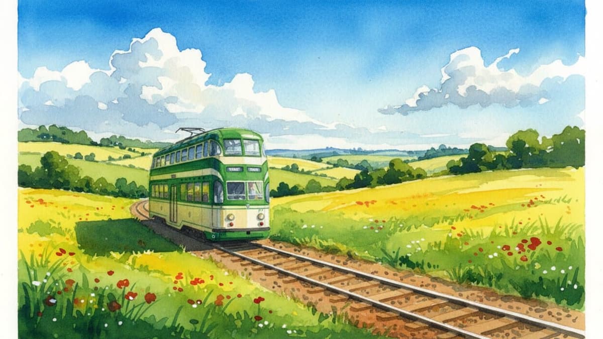 Blackpool Heritage Tram — Tram train operated by Blackpool Tramway