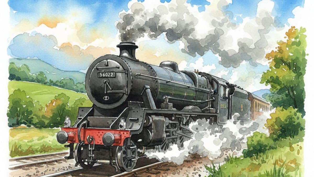 BR Standard Class 4 Tank — Steam train operated by Heritage Railways