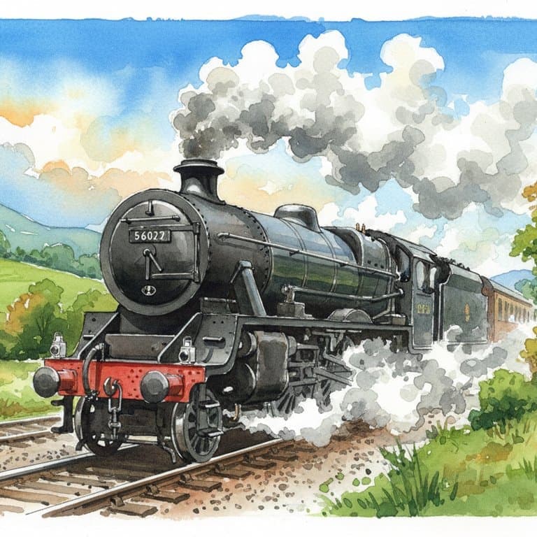 BR Standard Class 4 Tank — Steam train operated by Heritage Railways