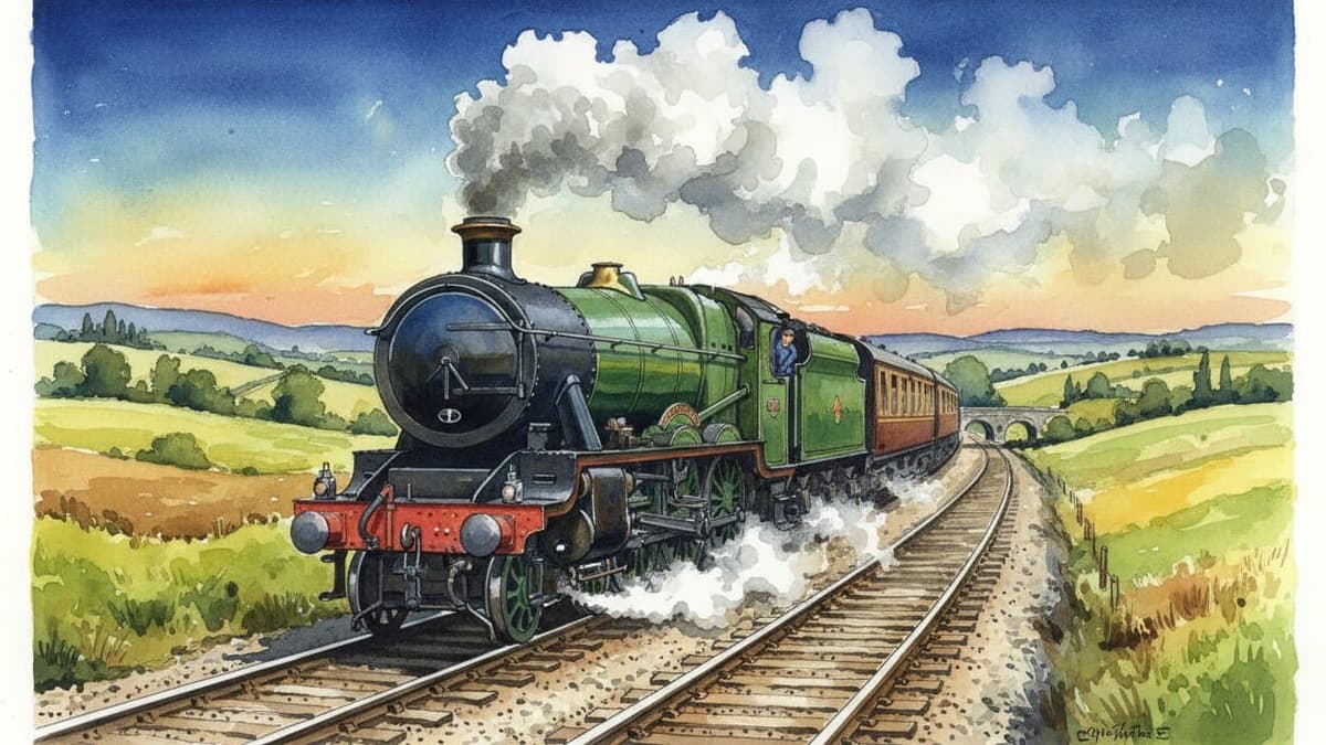 City of Truro — Steam train operated by Heritage Railways