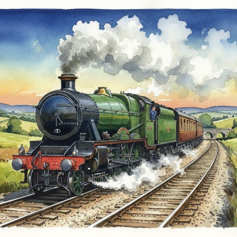 City of Truro — Steam train operated by Heritage Railways