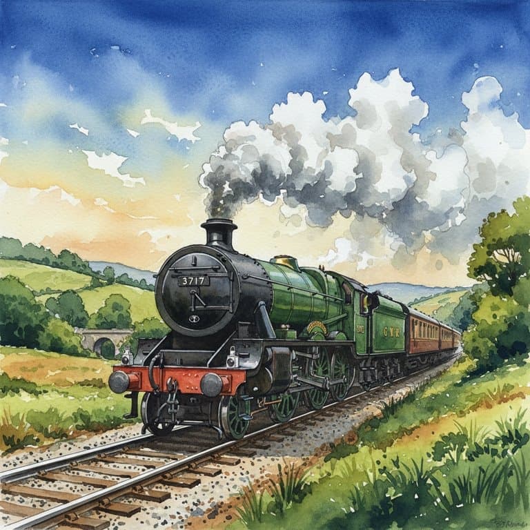 City of Truro (Record Breaker) — Steam train operated by Heritage Railways