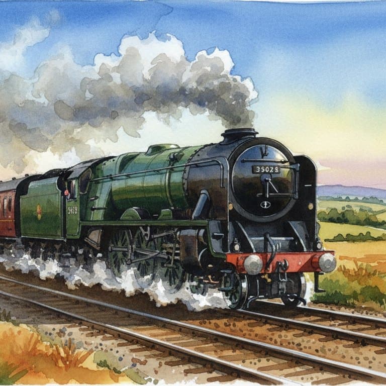 Clan Line (Merchant Navy) — Steam train operated by Heritage Railways