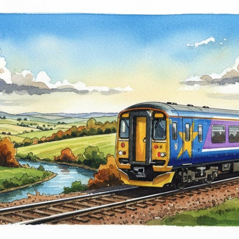 Class 153 Single Car — Diesel train operated by Northern Trains