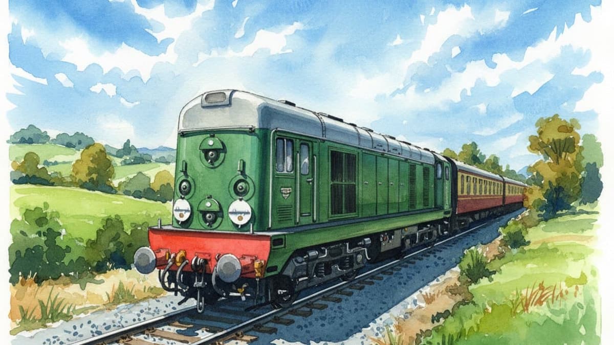 Class 20 Chopper — Heritage train operated by Heritage Railways