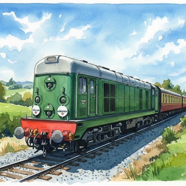 Class 20 Chopper — Heritage train operated by Heritage Railways