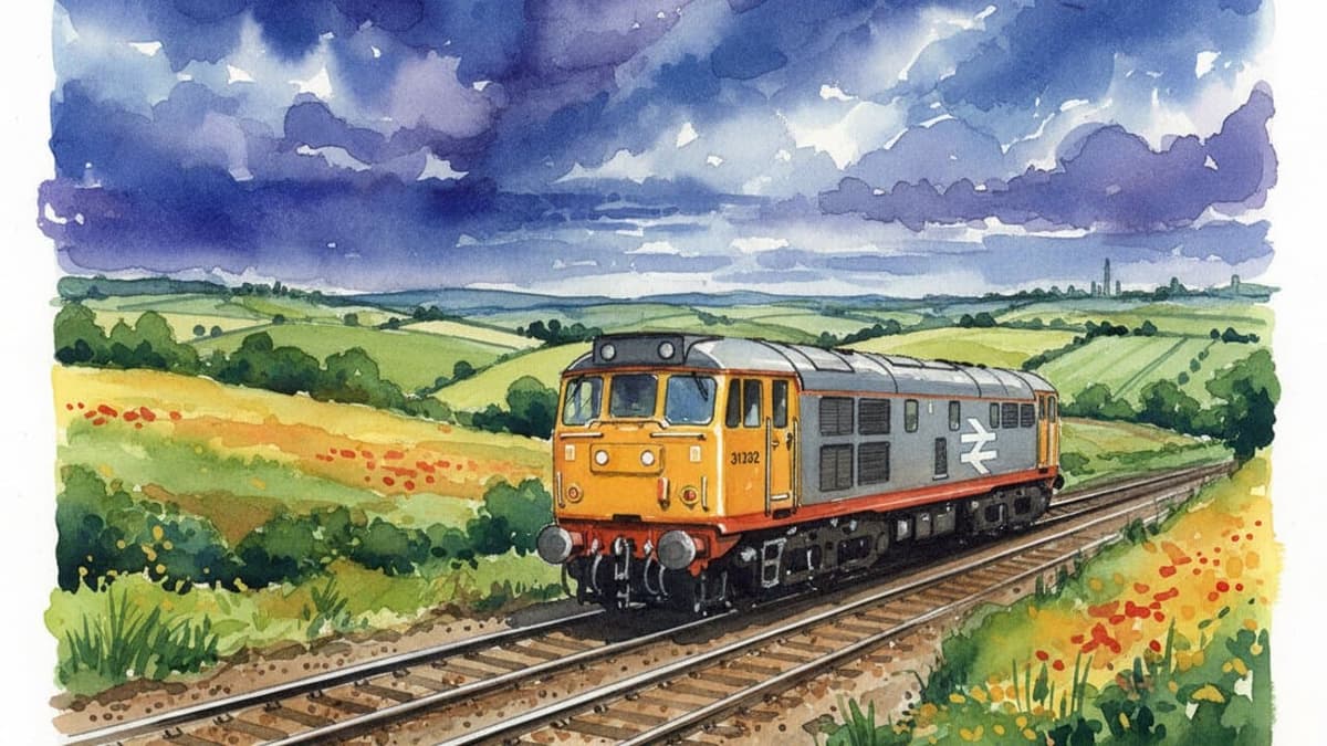 Class 31 Brush Type 2 — Heritage train operated by Heritage Railways