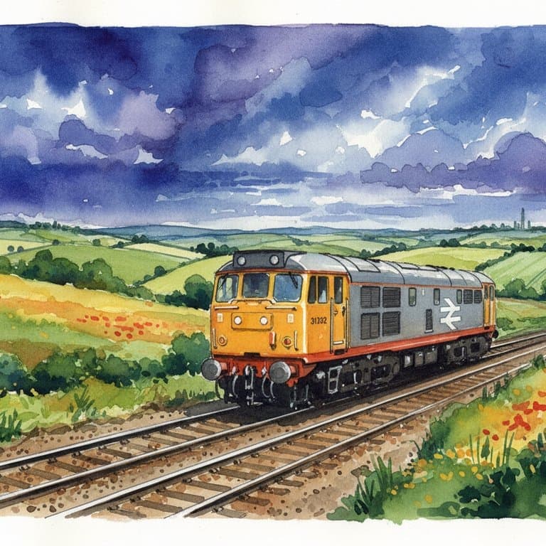 Class 31 Brush Type 2 — Heritage train operated by Heritage Railways