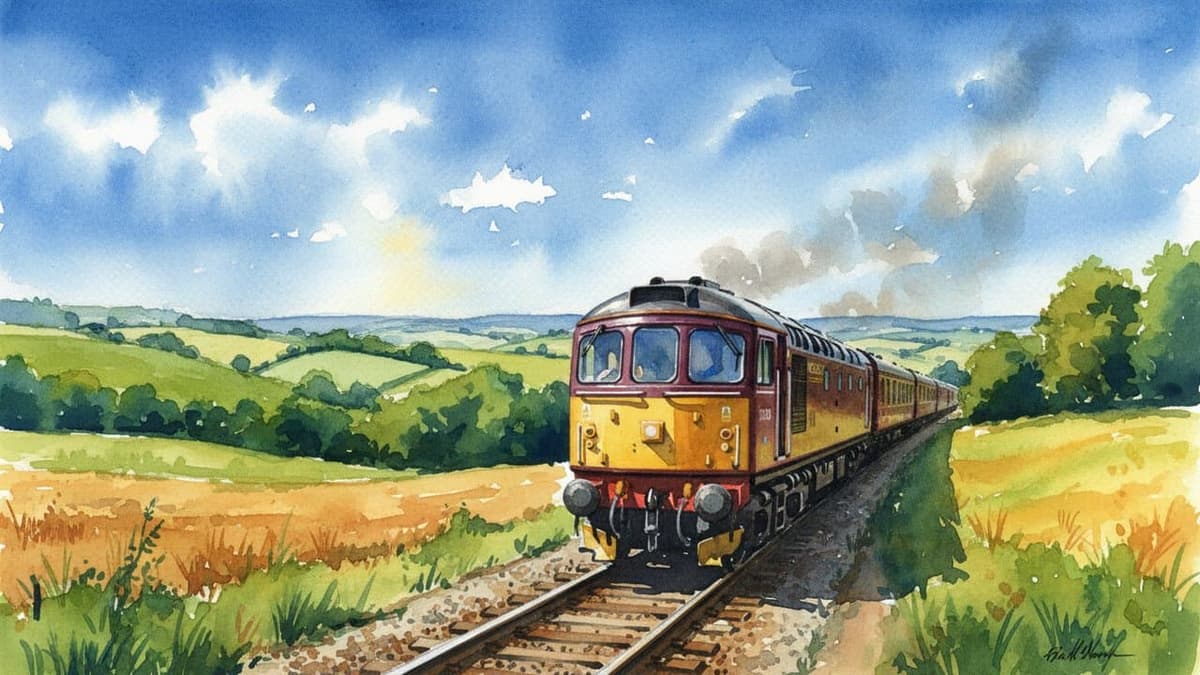 Class 33 Crompton — Heritage train operated by Heritage Railways