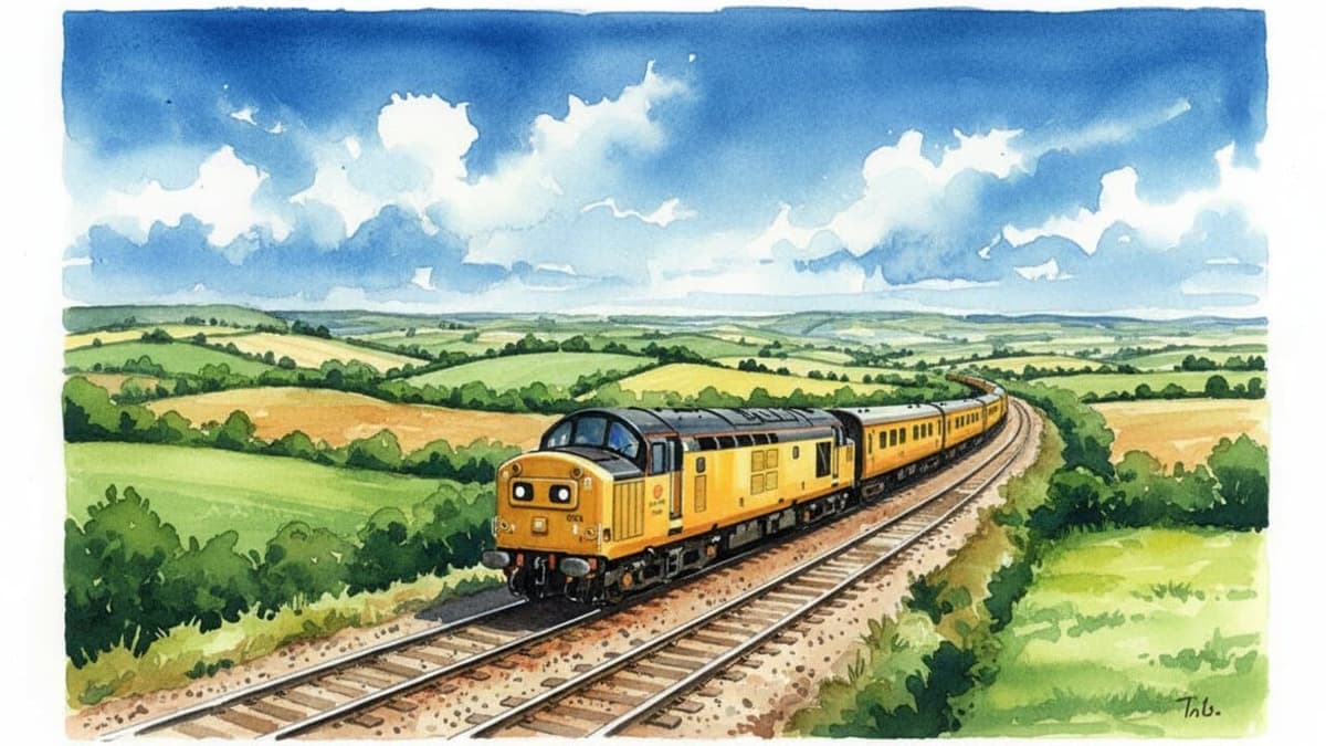 Class 37 Tractor — Engineering train operated by Network Rail