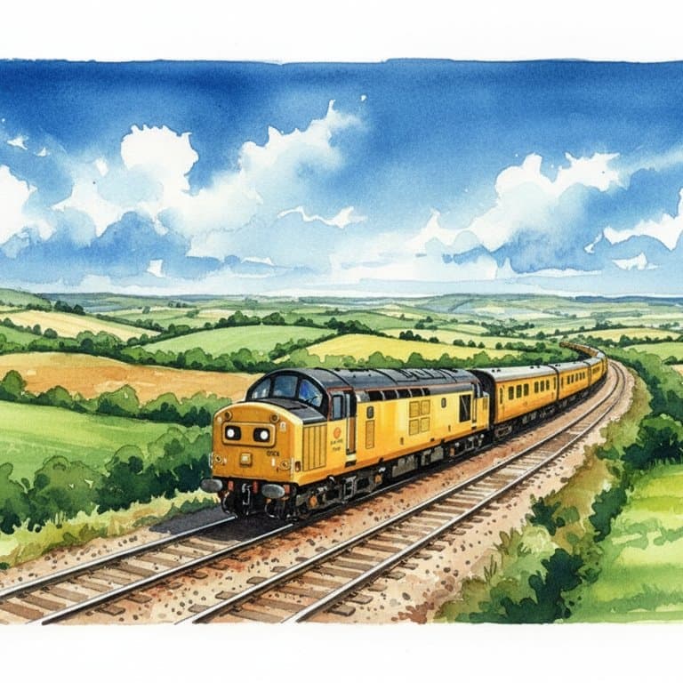 Class 37 Tractor — Engineering train operated by Network Rail