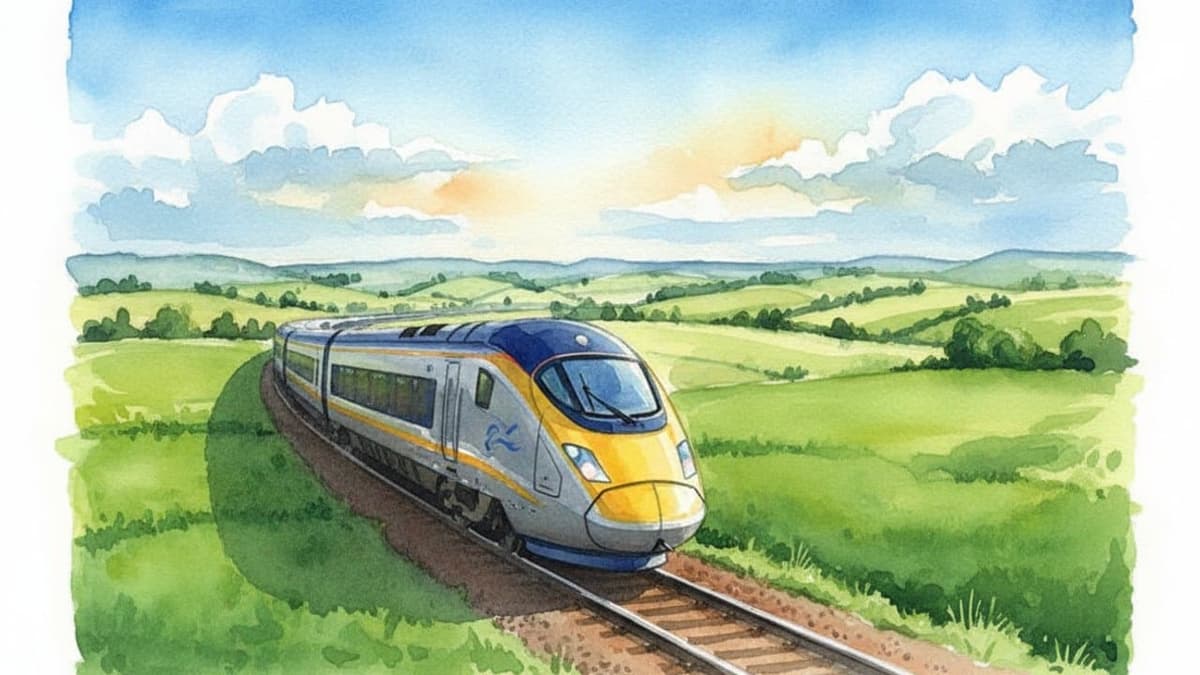 Eurostar e320 high-speed train