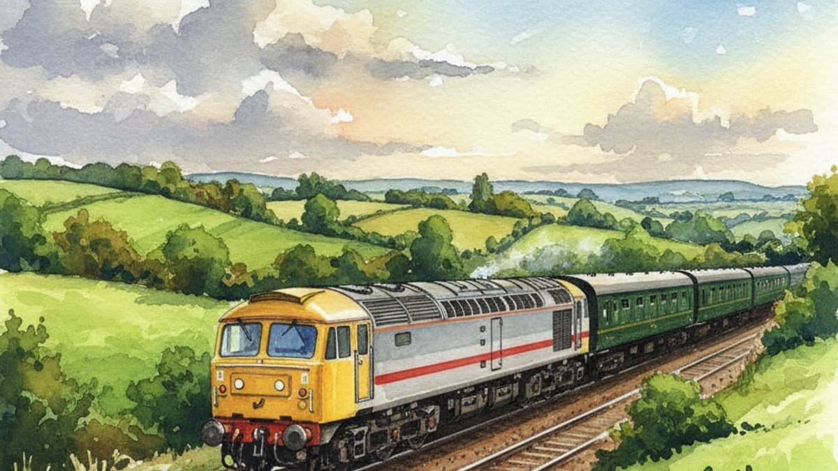 Class 47 Brushtype 4 — Diesel train operated by Heritage Railways