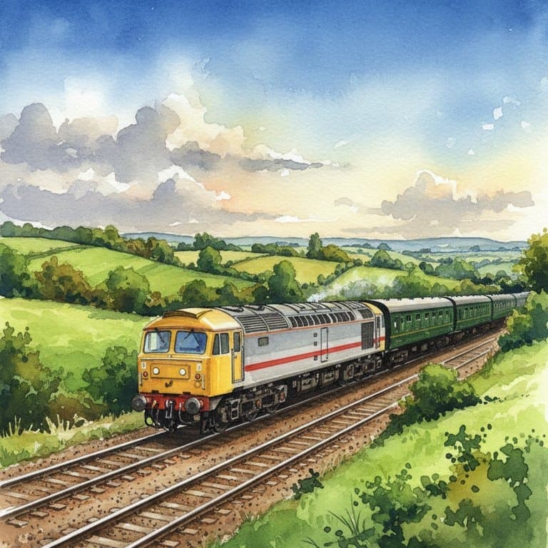 Class 47 Brushtype 4 — Diesel train operated by Heritage Railways
