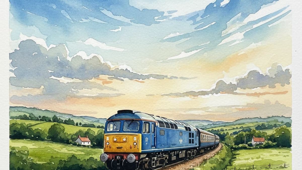 Class 50 Hoover — Heritage train operated by Heritage Railways