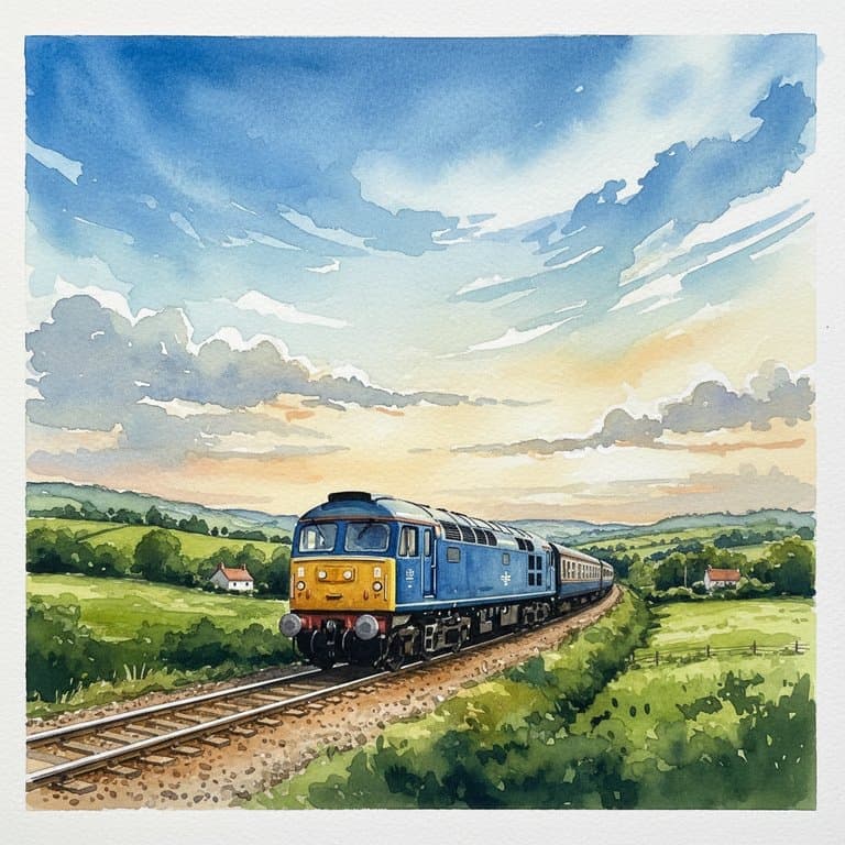 Class 50 Hoover — Heritage train operated by Heritage Railways