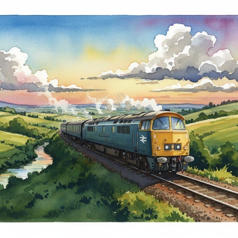 Class 52 Western — Heritage train operated by Heritage Railways