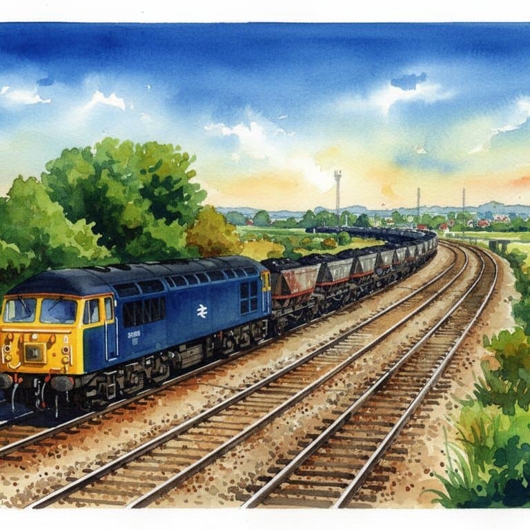 Class 56 Grid — Heritage train operated by Heritage Railways