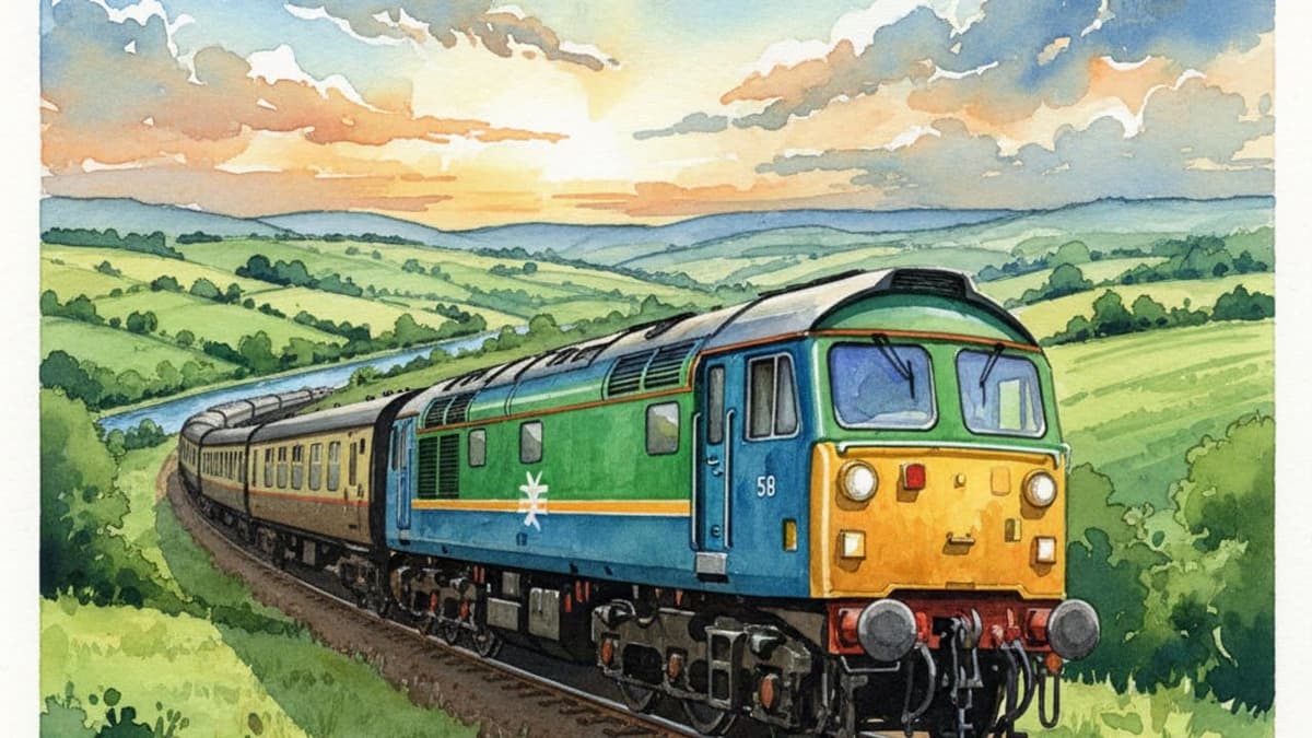 Class 58 Bone — Heritage train operated by Heritage Railways