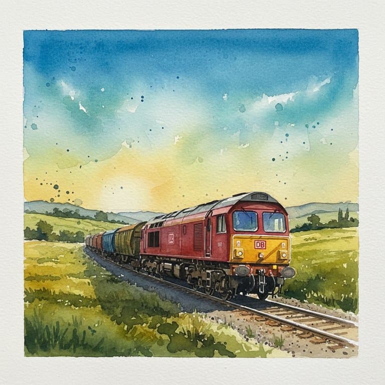 Class 60 Tug — Freight train operated by DB Cargo UK