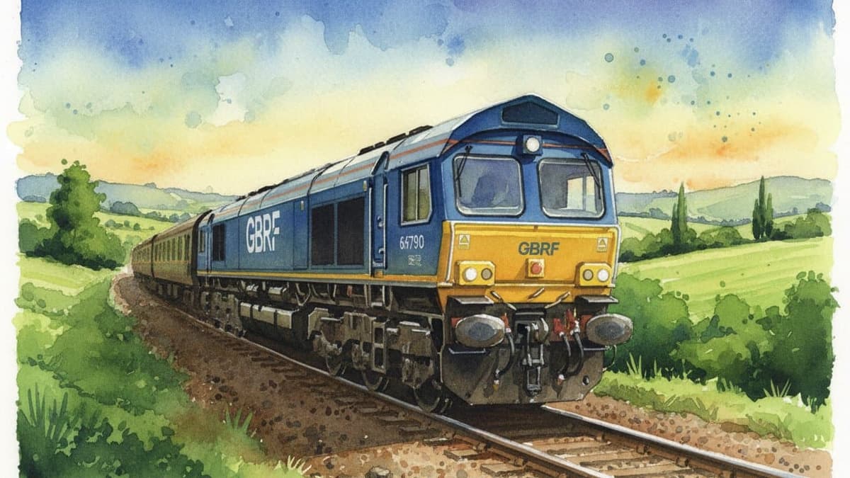 Class 66 Shed — Freight train operated by GB Railfreight