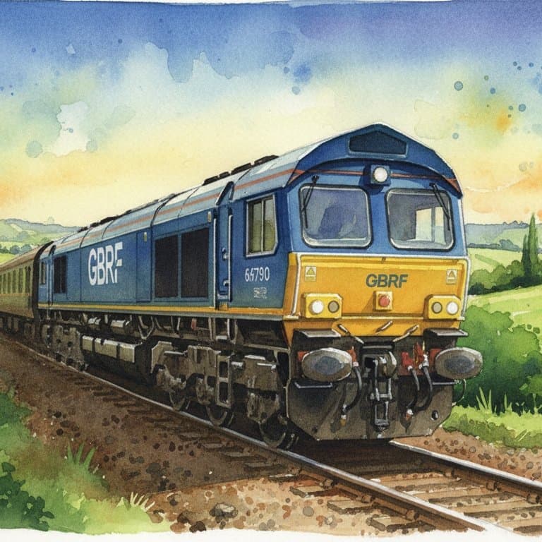 Class 66 Shed — Freight train operated by GB Railfreight