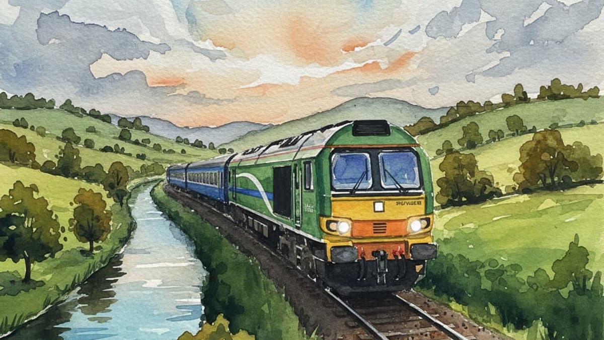 Class 68 Stadler Eurolight — Diesel train operated by Transport for Wales