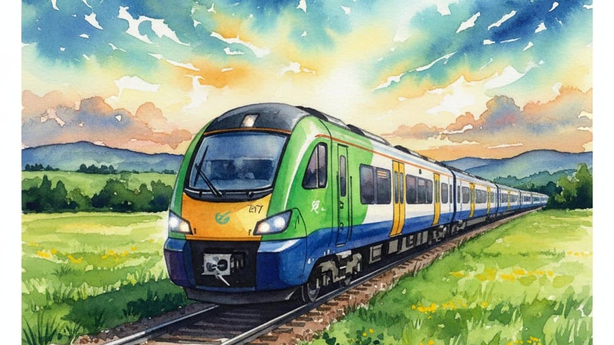 Class 707 Desiro City — Electric train operated by South Western Railway