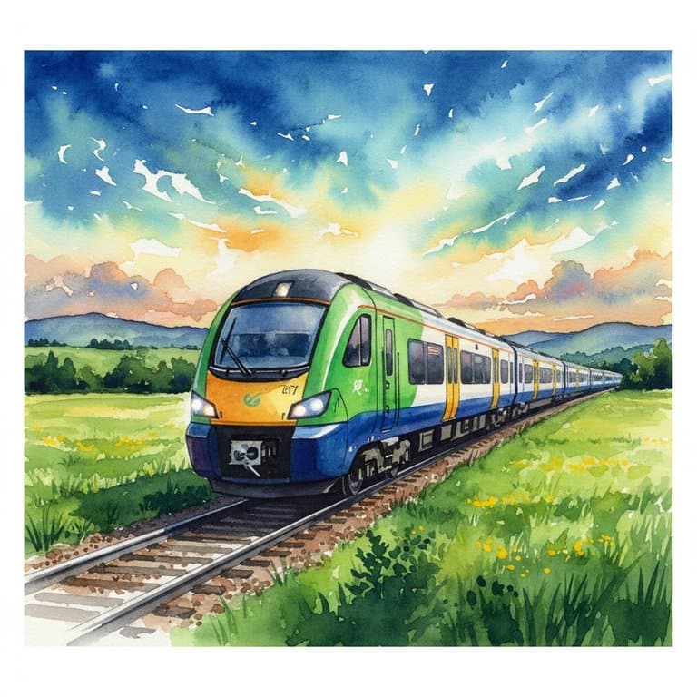 Class 707 Desiro City — Electric train operated by South Western Railway